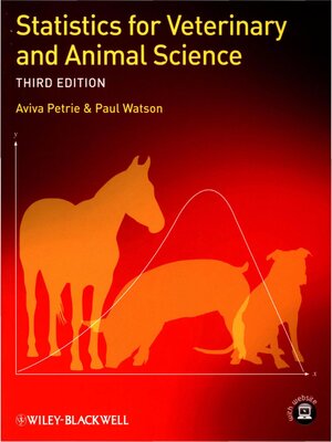 cover image of Statistics for veterinary and animal science